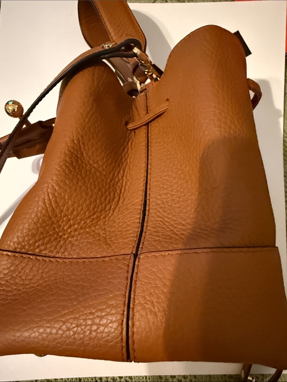 Strathberry Lana Osette Tan Leather Crossbody NWT - Picture 15 of 16